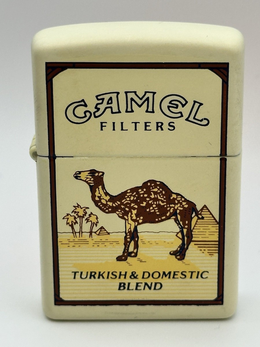 Vintage Camel Filters Turkish Domestic Blend Cream Matte Zippo