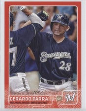 2015 Topps 5x7 Red 8/10 Gerardo Parra #334 0b0