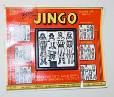 1960s Roalex Slide Puzzle "Jingo" Game of Skill Unused On Card