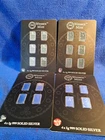 40 x 1gram FINE 999 SOLID SILVER INGOTS IN PRESENTATION BLISTER  PACKS.
