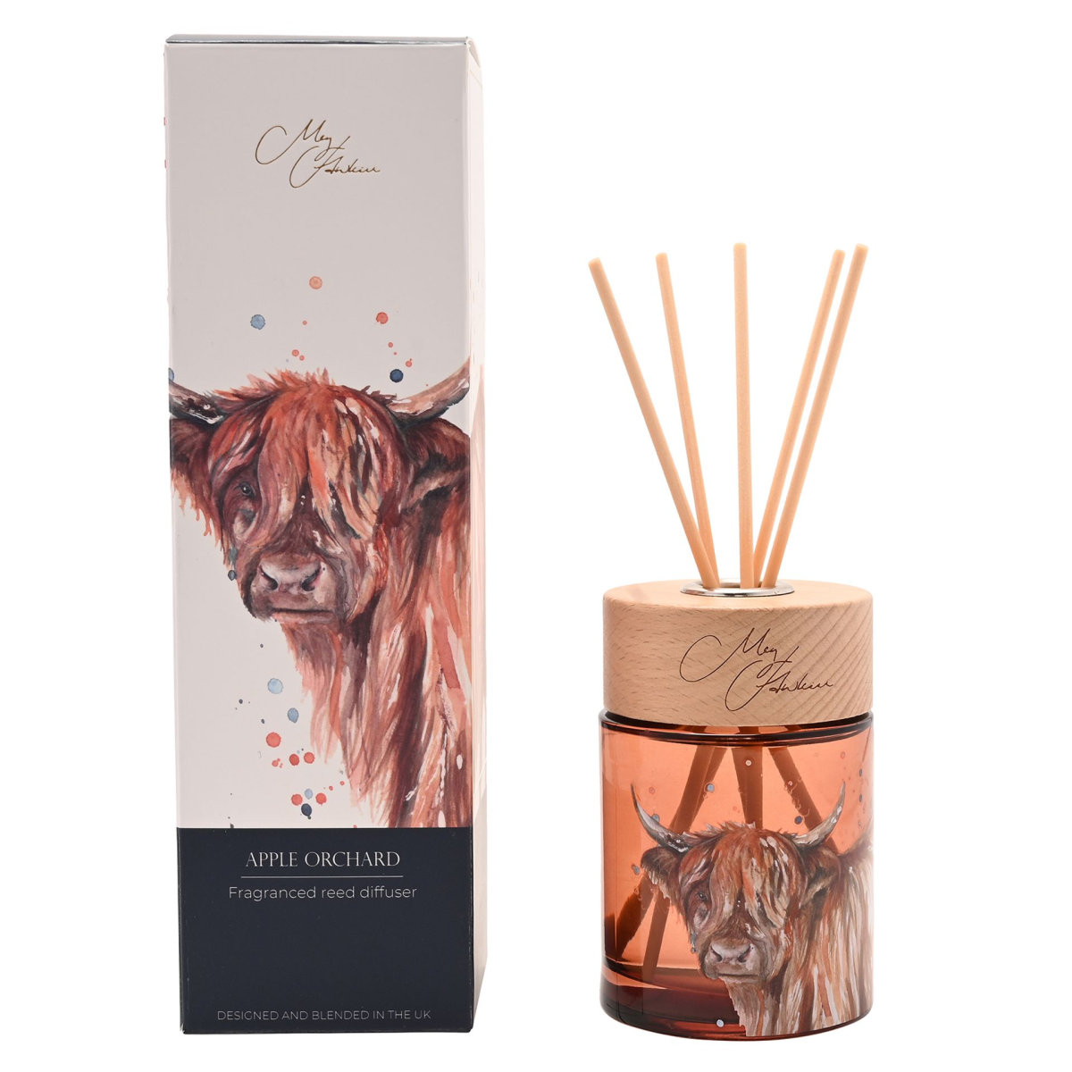 Meg Hawkins Reed Diffuser Highland Cow - Apple Orchard - 150Ml - Image 2