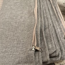 NEW High Quality LARGE TURKISH GREY Linen Square Cushion Cover. 80 x80 cm