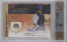 2012 Topps Golden Moments Wilin Rosario #GMA-WR BGS 9 MINT Auto 2x0