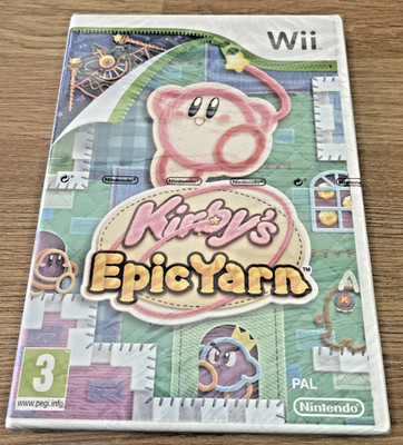 KIRBY'S EPIC YARN - Nintendo WII - UK PAL - NEU FACTORY SEALED