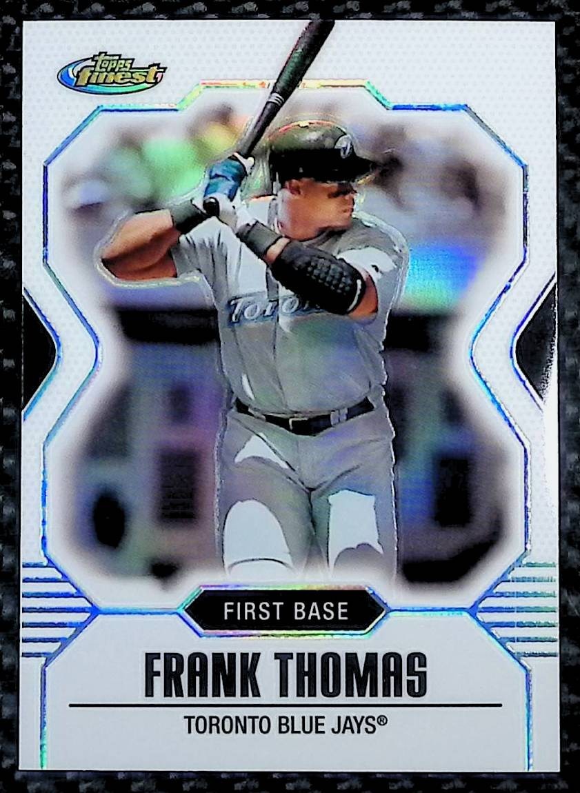 Frank Thomas - 2007 Topps Finest #55 Refractor - Blue Jays
