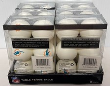36-40mm Miami Dolphins Table Tennis Balls, NFL Official Tournament Size Balls