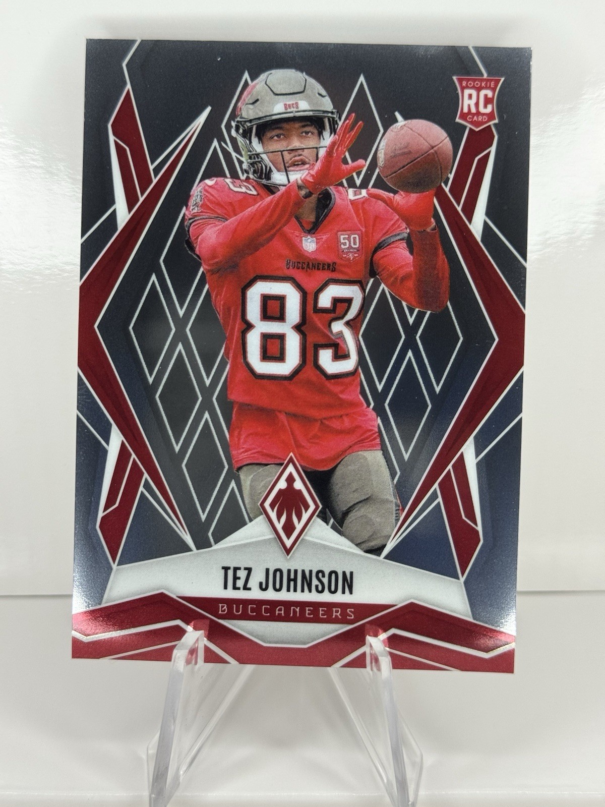 Tez Johnson 2025 Panini Phoenix #166 RC Tampa Bay Buccaneers