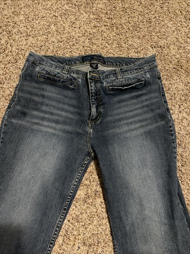 Vintage Damen Weathervane Jeans Hose Welt Pocket Flared Medium Wash 13 30 - Bild 13 von 21