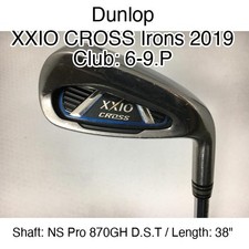 Dunlop XXIO CROSS Irons 2019 6-9.P Iron Set 38" NS Pro 870GH D.S.T Regular Right