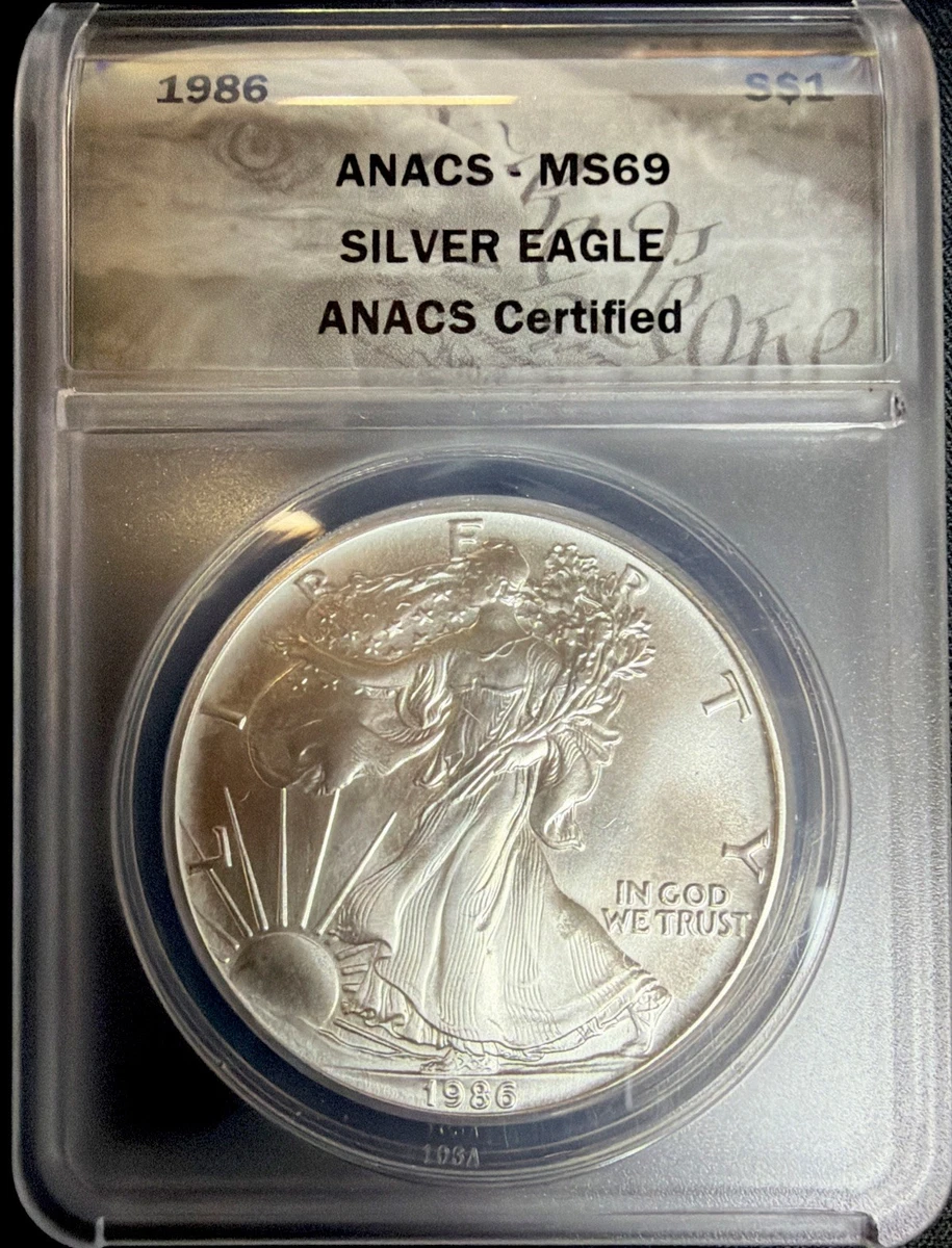American Eagle ANACS 1986 Silver Bullion Coins for sale | eBay