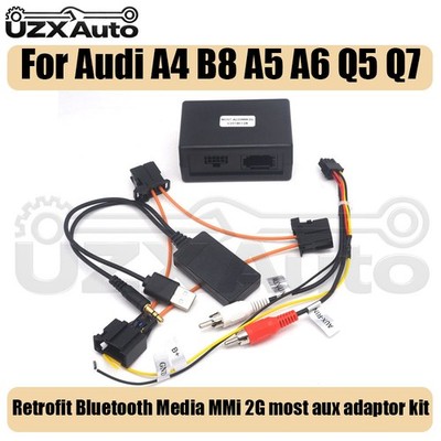 Retrofit Bluetooth Media MMi 2G most aux adaptor kit For Audi A4 B8 A5 A6 Q5 Q7