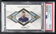 2022 Futera Unique World Football Memorable Relics /32 Lionel Messi #MMB24 PSA 8
