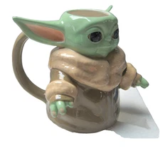 Lucas Film Star Wars The Mandalorian, Baby Yoda, Grogu Ceramic Mug Bioworld NIB