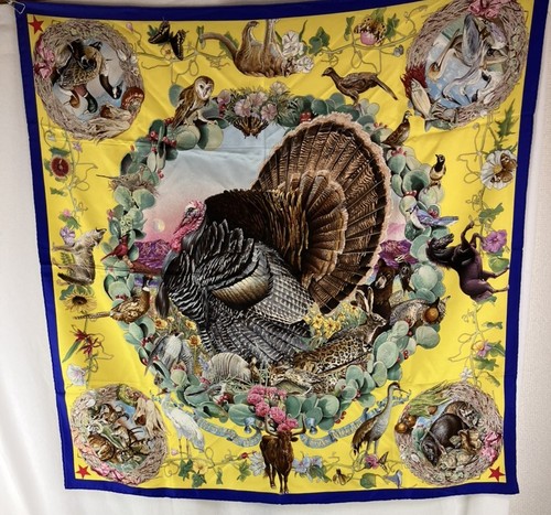 HERMES FAUNE ET FLORE DU TEXAS VIDA SILVESTRE Carre 90 Kermit Oliver DE COLECCIÓN: JPN - Imagen 2 de 10