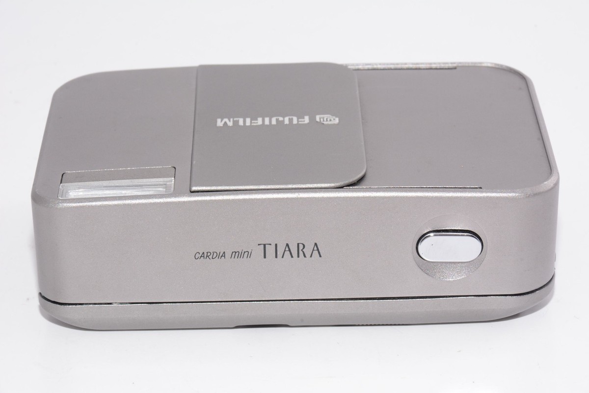 ■完動品 美品 FUJIFILM CARDIA mini TIARA MINT w/ Case] FUJI FUJIFILM CARDIA Mini TIARA 35mm Film
