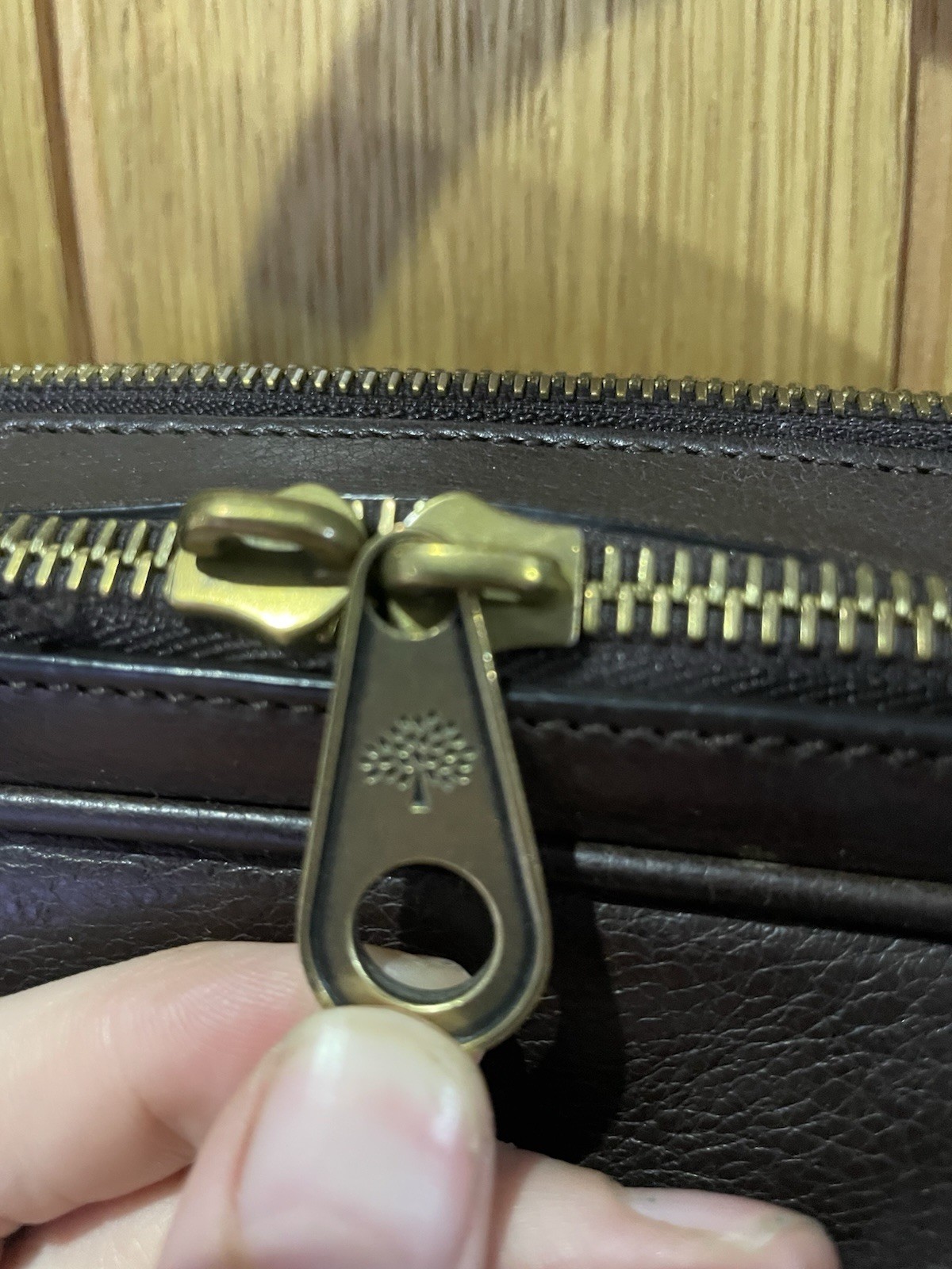 Mulberry Men’s Leather Vintage Laptop Bag image 5