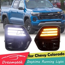 Led Drl For Chevy Colorado 2023 Daytime Running Light Fog Lamp With Turn Signal
