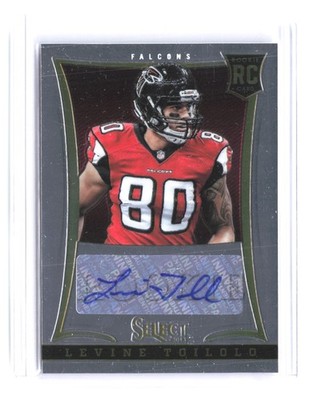 2013 Panini Select Levine Toilolo Rookie Autographs #288 #/499