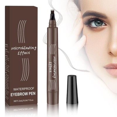 BRAND NEW ~ NWT ~ 2 Dark Brown Microblading Long Lasting Waterproof Eyebrow Pens