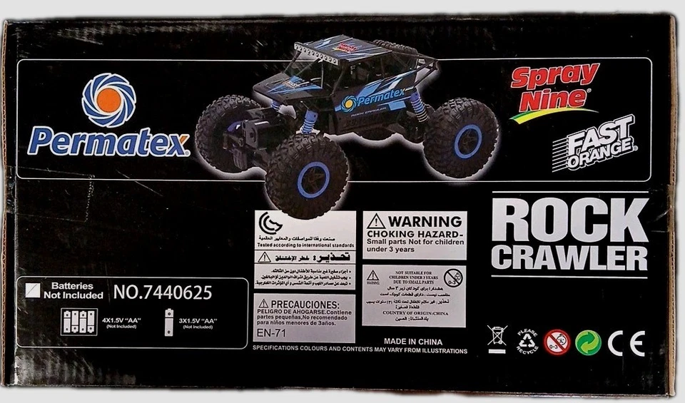 Permatex Conqueror Rock Crawler RC- 4WD-1/18-Short Course Off-road Race Truck - Image 4 of 4
