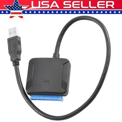 USB 3.0 to SATA III Adapter for 2.5'' 3.5'' SSD HDD Hard Drive