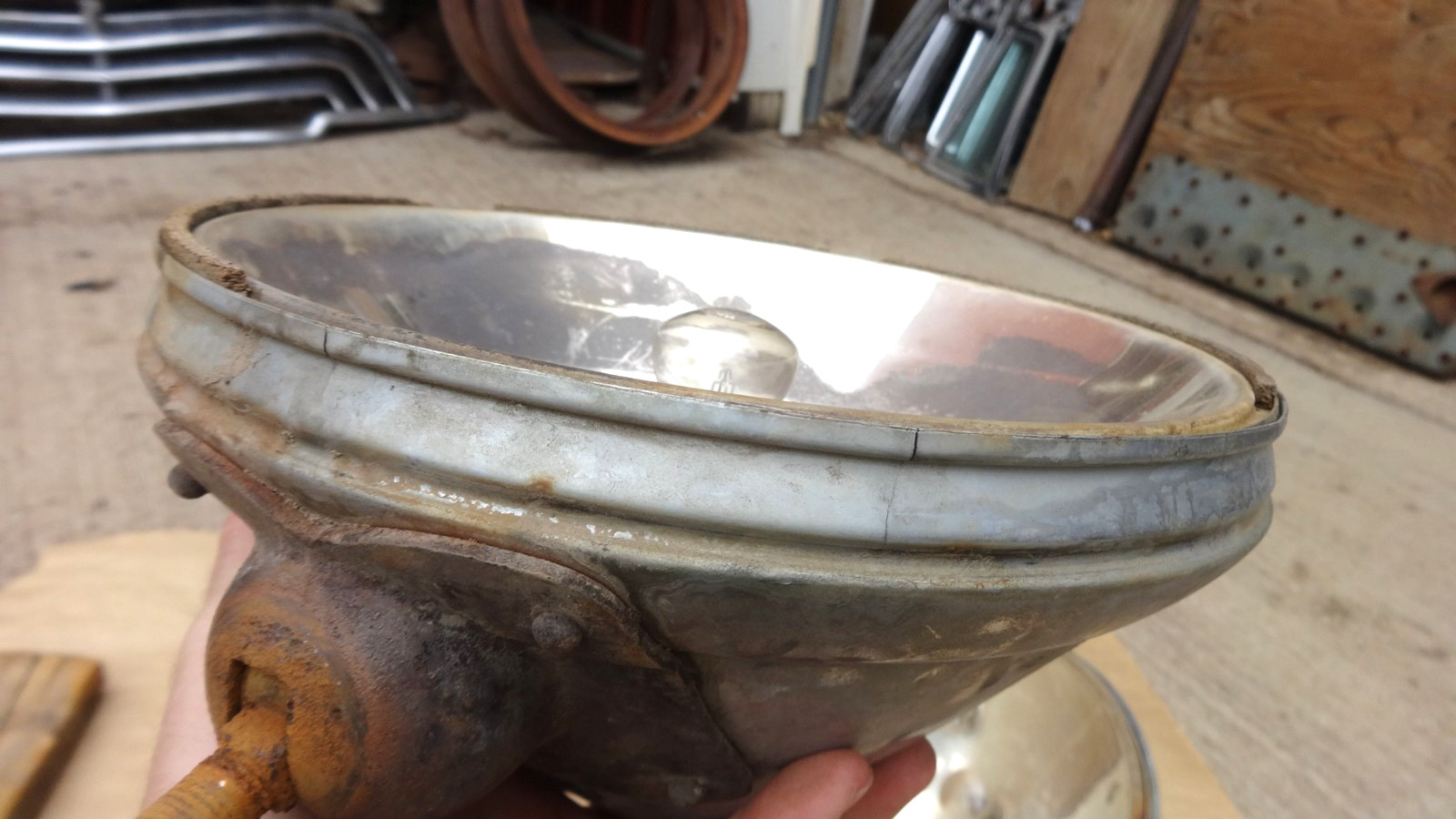 1931 Chevy HEADLIGHT ASSEMBLIES Original GM GUIDE TWILITE pair