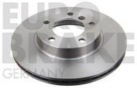 Eurobrake 2X Bremsscheibe Ø286Mm BelüFtet FüR BMW 3Er Compact 316 TI 318