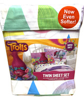 DreamWorks Trolls Twin Sheet Set NEW
