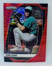 2025 Panini Prizm Baseball Ryan Sloan Red Prizm #58 Seattle Mariners 399