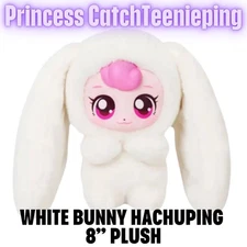 Princess Catch Teenieping White Bunny Hachuping 8 inch Plush Doll | Korean Toy