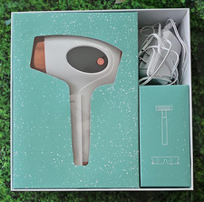 Ai01 IPL Hair Removal Device Corded Electric White/Rose Gold w/ Sunglasses CE