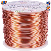 Aluminiumdraht 1Mm 150M Eloxiert Schmuck Handwerk Floral Craft Draht Kupfer