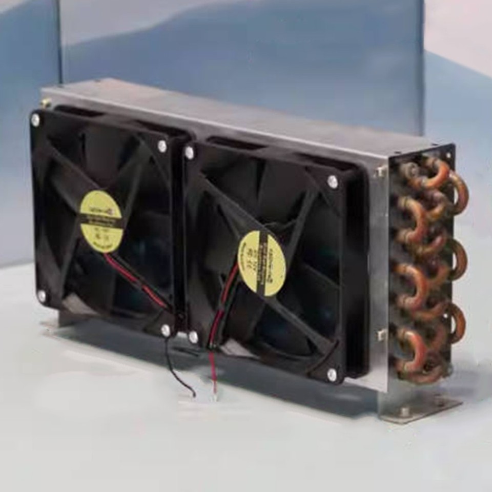 Condenseur Air/eau En Aluminium-cuivre - Échangeur De Chaleur 140x140x50 Mm - Neuf, Pour Refroidissement