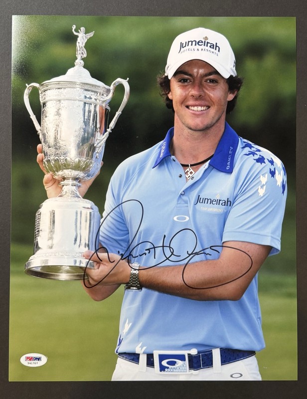 Rory McIlroy Signed 11x14 Photo 2011 US Open 2x Masters Champ Auto PSA/DNA