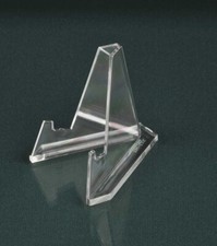 12 pcs Small Clear Acrylic Display Stand Easels for Coins Medals