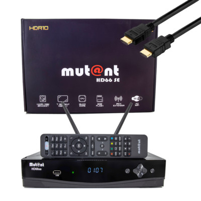 Mutant HD66 SE UHD 2160p E2 Linux Receiver mit 1x DVB-S2 & 1x DVB-C/T2 Tuner, PV