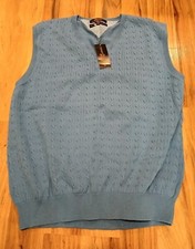 Vintage Tommy Hilfiger Golf Sweater Vest Blue XL NOS