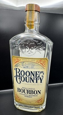 Boone County Small Batch Bourbon 750 ML Empty  Unrinsed Bottle