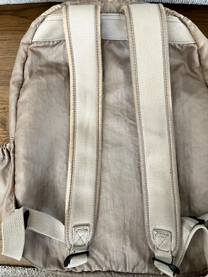 Kipling Rose Gold Metallic Backpack Laptop Bag *minor damage  display picture 1