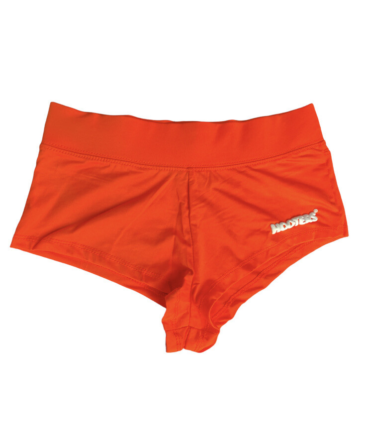NEW Hooters Orange Booty Shorts Style Size Extra Small | eBay