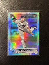 2022 Topps Series 2 Justin Bruihl RC Silver Rainbow Foil #658 Dodgers 