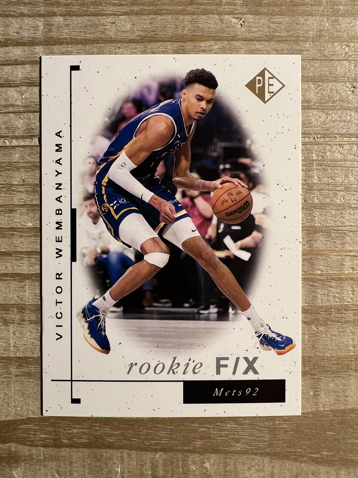Victor Wembanyama 2023 Prospector s Edge Mets 92 Rookie F X Promo 