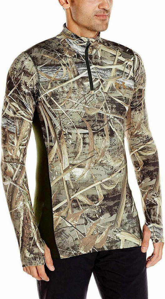 Under Armour mens Infrared Scent Control 1/4 Zip Pullover -Medium -Real tree Max - Image 2 of 4