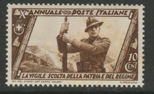 Italy Kingdom 1932 March on Rome 10c MNH** Stamp 14096