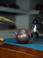 Handmade Yixing Zisha Teapot Lianzi  teapot, black Clay 130ml 