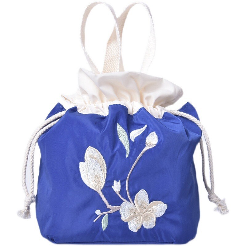 Women Ethnic Hanfu Bag Drawstring Handbag Embroidery Floral  display picture 3