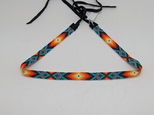 Beaded Hat Band Western Style Multi-Color