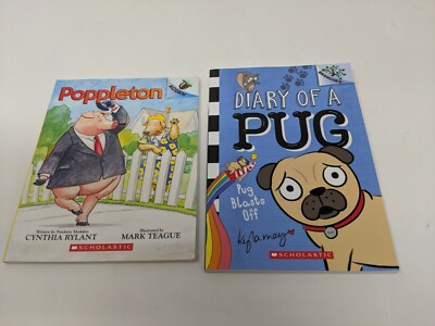 Scholastic Book Bundle: Poppleton / Diary of a Pug: Pug Blasts Off (Level 1 2)
