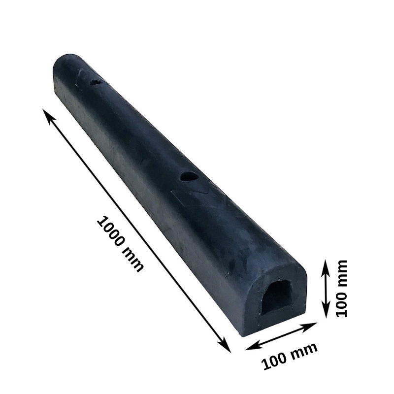 100cm Loading Dock Bumpers Rubber Dsection Dock Bumper for Trucks Boat