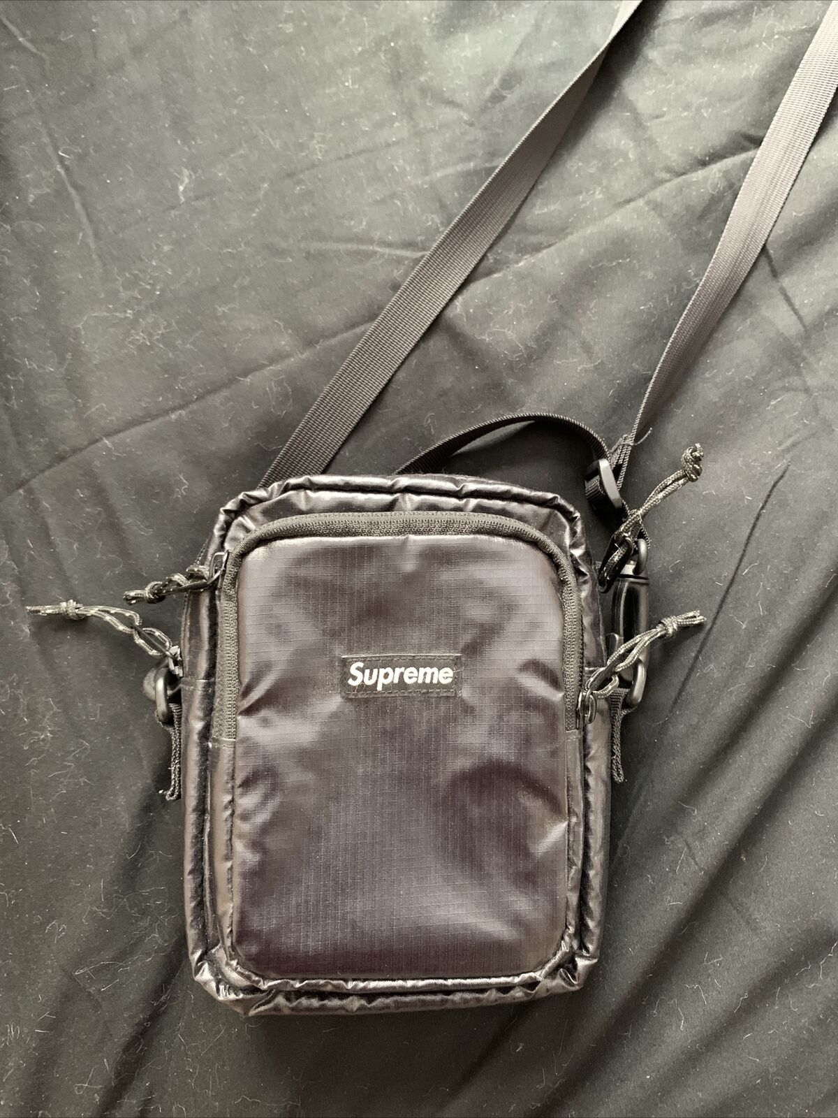 Supreme Shoulder Bag SS19 Black Free Shipping